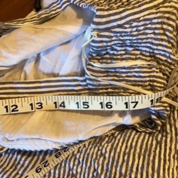 Zara Twist Front Blue & White Striped Jumpsuit - Picture 9 of 9